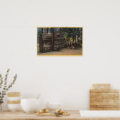 カラベラスビッグツリーズ州パーク ポスター (キッチン)