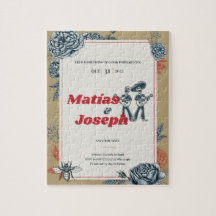 カラベラス(ゲイ)結婚式招待状（カラー4）