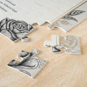 カラベラス（レズビアン）結婚式招待状 ジグソーパズル (側面)