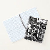 カラベラ儀式名前をカスタムする手帳 ノートブック (内部)