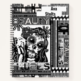 カラベラ儀式名前をカスタムする手帳 ノートブック