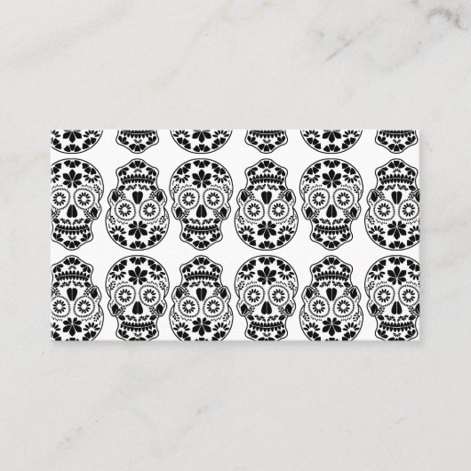 カラベラ砂糖スカルキャンディフローラ 名刺 (正面)