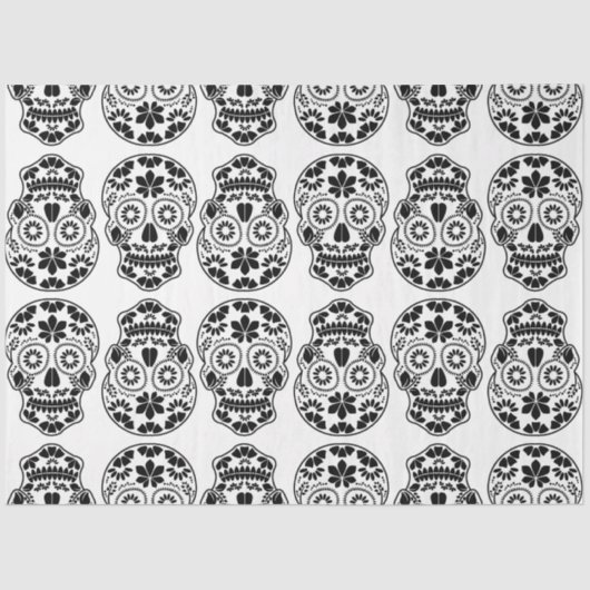 カラベラ砂糖スカルキャンディフローラ 薄葉紙 (正面)