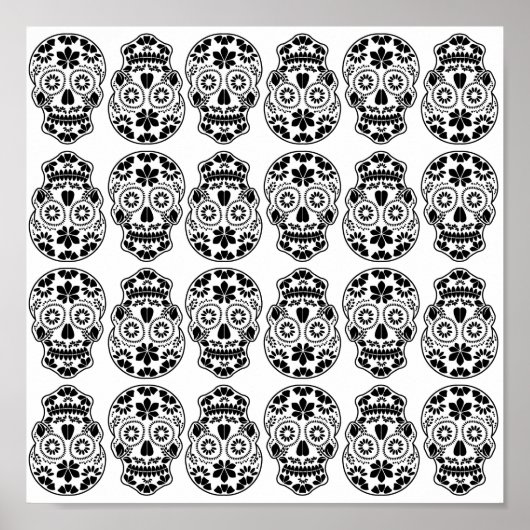 カラベラ糖スカルキャンディ_フローラメキシコのカラベラ ポスター (正面)