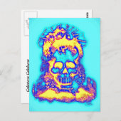 カラベラ・カラベラ色のはがき ポストカード (正面/裏面)