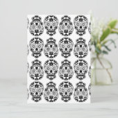 カラベラ シュガースカル キャンディーフローラル メキシカン カラベラ 招待状 (スタンド正面)