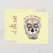 カラベラ ディア デ ロス ムエルトス 招待状 (正面/裏面)