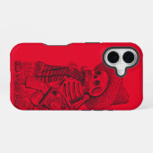 カラベラ レッド iPhone 16ケース (裏面横)