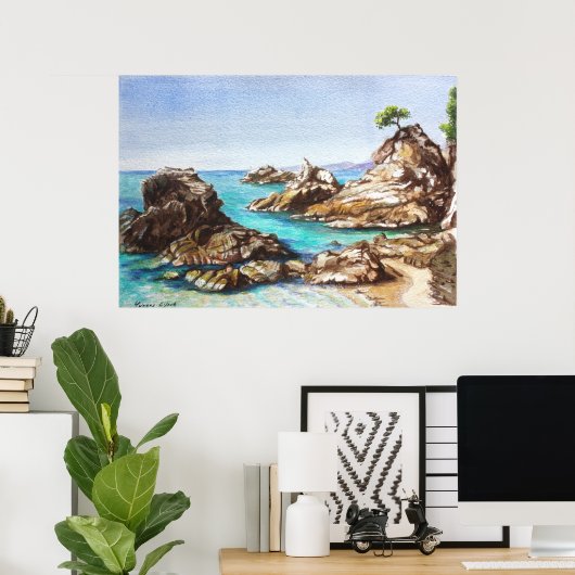 カラマキ岬 ポスター (ホームオフィス)