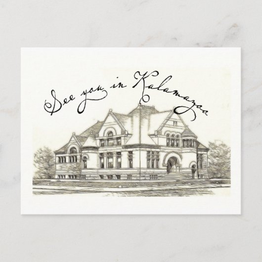 カラマズーでお会い ポストカード (正面)