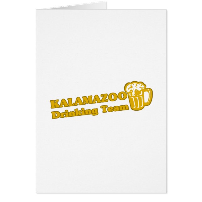 カラマズー酒飲みチームTシャツ (正面)
