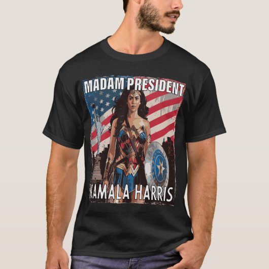 カラマハリス大統領 Tシャツ (正面)