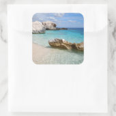 カラマリオルビーチサルデーニャのステッカー スクエアシール (バッグ)