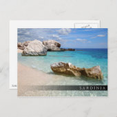カラマリオルビーチサルデーニャバー葉書 ポストカード (正面/裏面)