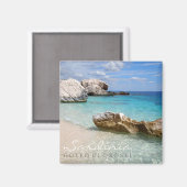 カラマリオルビーチサルデーニャ文字磁石 マグネット (正面/裏面)