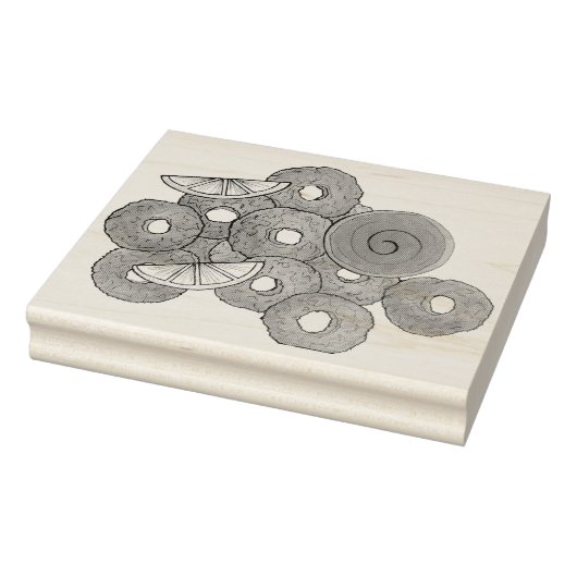 カラマリリングや輪イタリアンの揚げ前菜グルメ ラバースタンプ (スタンプ)