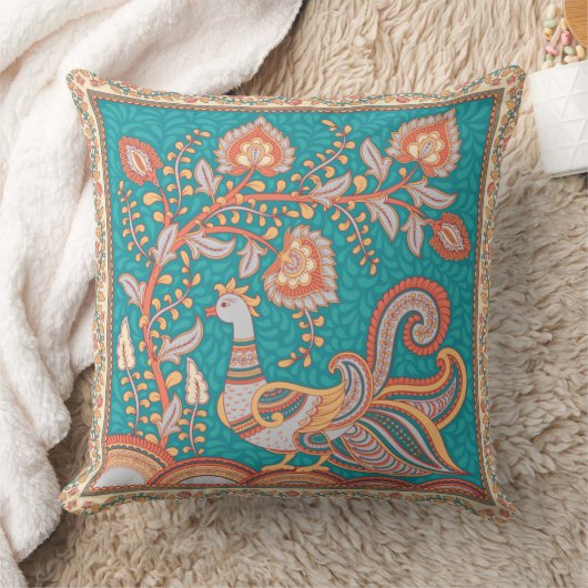 カラムカリ クッション (ブランケット)