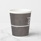 カラムブラウン 紙コップ (正面)