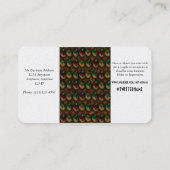 カラメルりんごパターン 名刺 (裏面)