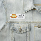 カラメルカスタードフランスペインのフードレストラン 名札 (インサイチュ)