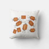 カラメルキャンディーススイーツキャンディショップ クッション (正面)