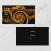 カラメルキャンデーの腕輪 名刺 (正面/裏面)