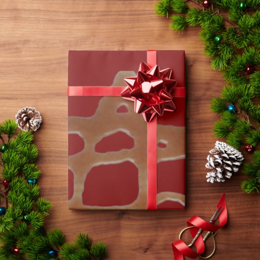 カラメルソース ラッピングペーパー (クリスマスギフト)