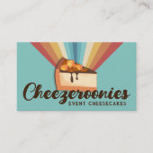 カラメルチーズケ結婚ークベーカリーイベントベーキング 名刺 (正面)