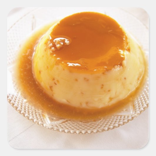 カラメルプリンの一種 スクエアシール (正面)