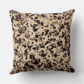 カラメル抽象芸術モザイクアニマルプリント装飾用クッション クッション (裏面)