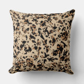 カラメル抽象芸術モザイクアニマルプリント装飾用クッション クッション (正面)