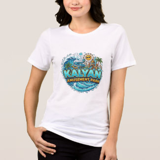 カラヤン・アミューズメント・パーク ウェーブ・タイポグラフィ ロゴTシャツ トライブレンドTシャツ