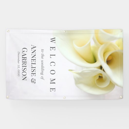 カラユリと文字宇宙 横断幕 (横)