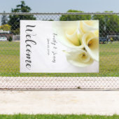 カラユリと文字宇宙 横断幕 (インサイチュ)