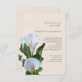 カラユリフラワーズフローラエレガント宿泊施設 エンクロージャーカード (正面/裏面)