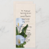 カラユリフラワーズフローラ結婚式 プログラム (正面/裏面)