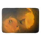 カラユリ温黄色キュービスト効果 バスマット (正面)