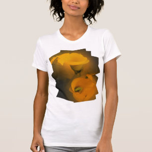カラユリ温黄色キュービスト効果 Tシャツ