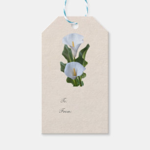 カラユリ花エレガントフローラ結婚ブライダル ギフトタグ