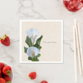 カラユリ花エレガントフローラ結婚ブライダル スタンダードカクテルナプキン (インサイチュ)