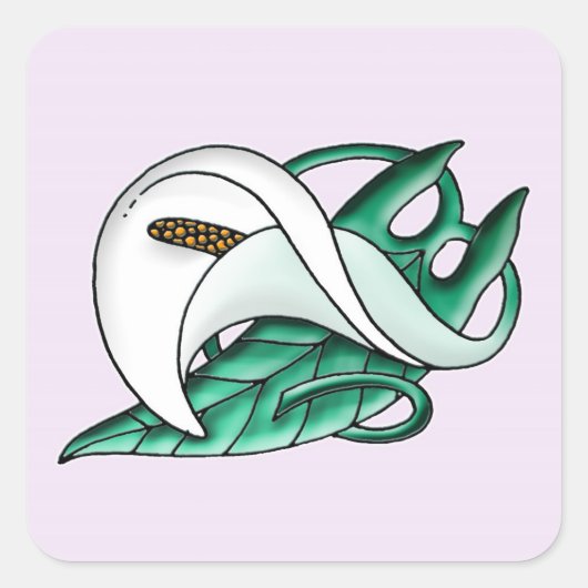 カラユリ スクエアシール (正面)