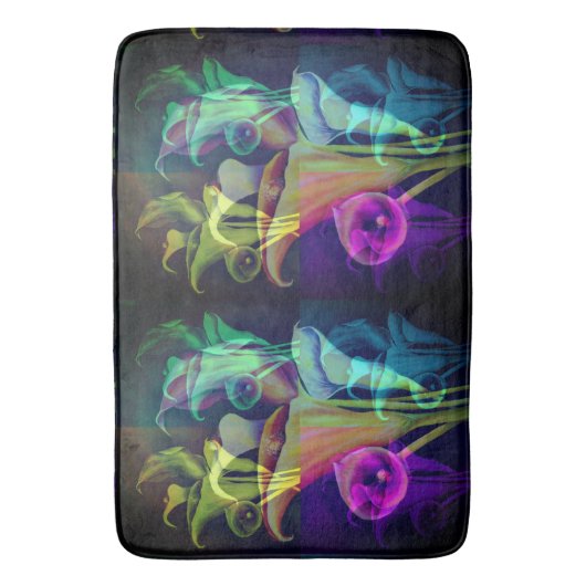 カラユリ バスマット (正面縦)