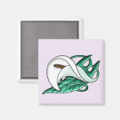 カラユリ マグネット (正面/裏面)