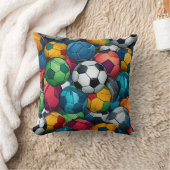 「カララッシュ – サッカーボール型枕」 クッション (ブランケット)