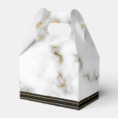 カララマーブルグレイ&金ゴールド卒業パーティー フェイバーボックス (裏面サイド)