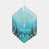 カラリアクアクリスマスオーナメント ガラスオーナメント (正面左)