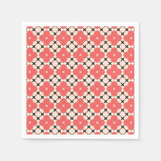 カラリアナの花 スタンダードカクテルナプキン (正面)