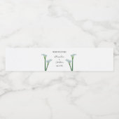 カラリリグリーナリーブライダルシャワーカップル結婚ズ ペットボトルラベル (シングルラベル)