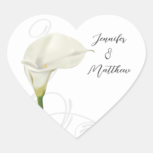 カラリリステッカー ハートシール (正面)