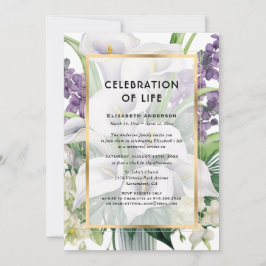 カラリリーお祝いオブ・ライフ 招待状